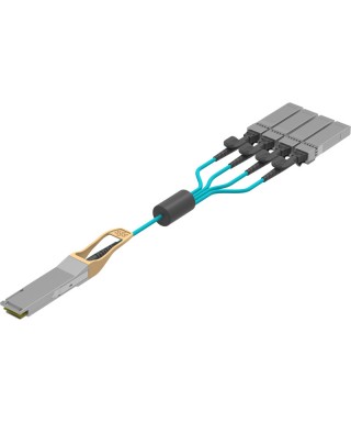 100G QSFP28 to 4x 25G SFP28 Breakout Active Optical Cable