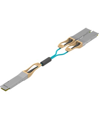 200G QSFP28-DD to 2x 100G QSFP28 Breakout Active Optical Cable