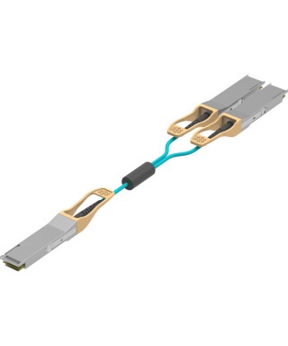 200G QSFP56 to 2x 100G QSFP56 Breakout Active Optical Cable
