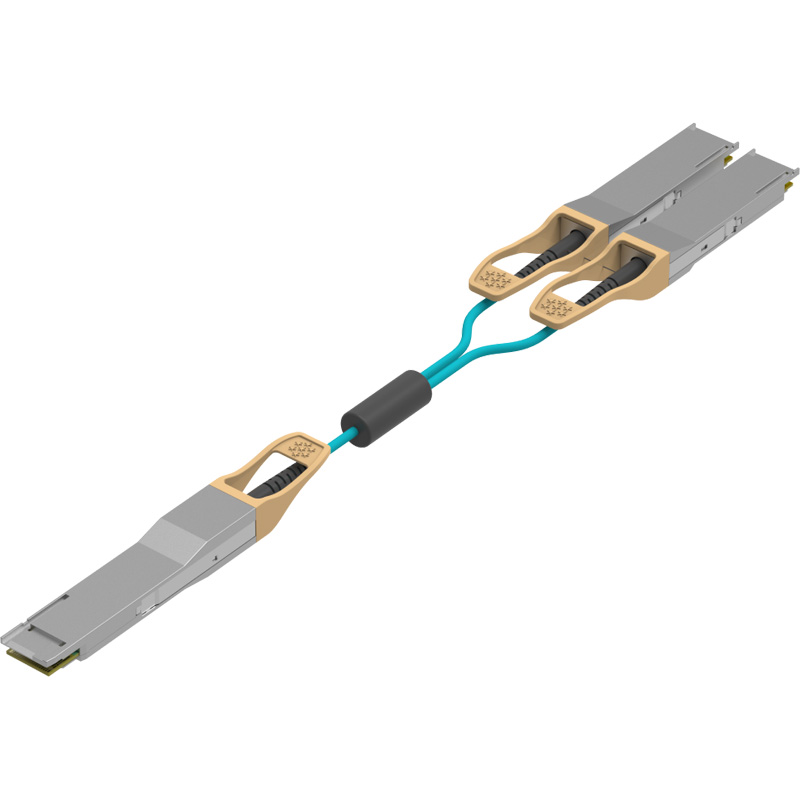 400G QSFP56-DD to 2x 200G QSFP56 Breakout Active Optical Cable