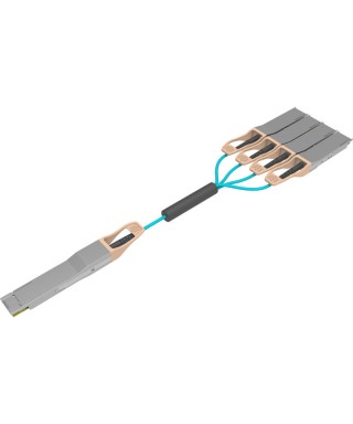 400G QSFP56-DD to 4x 100G QSFP56 Breakout Active Optical Cable