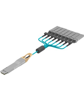400G QSFP56-DD to 8x 50G SFP56 Breakout Active Optical Cable