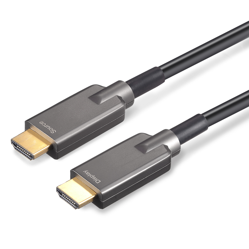 Armored HDMI 2.0 AOC, Type A to Type A, Hybrid 18Gbps HDMI 2.0 Active Optical