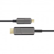USB Type-C to HDMI AOC, Hybrid 10Gbps 4k60 DP 1.2 Active Optical Cable