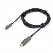 USB Type-C to HDMI AOC, Hybrid 10Gbps 4k60 DP 1.2 Active Optical Cable
