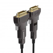 Detachable DVI to DVI AOC, Hybrid 10.2Gbps 4K@30Hz 1080P@60Hz DVI Active Optical Cable