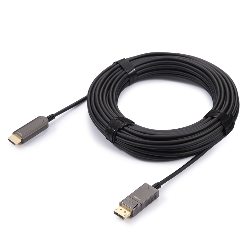 stak hestekræfter Udvidelse DisplayPort 1.4 to HDMI 2.0 AOC, Hybrid 18Gbps 4K60 Active Optical Cable