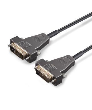 DVI AOC, Hybrid 10.2Gbps 4K30 DVI Active Optical Cable