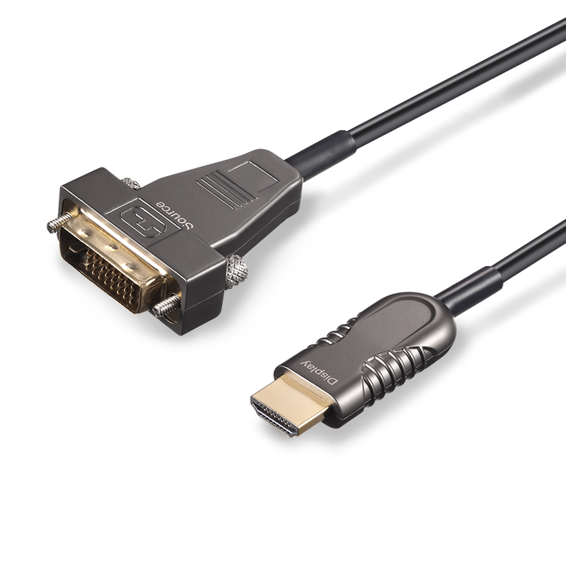 DVI to HDMI AOC, Hybrid 10.2Gbps DVI to HDMI Active Optical Cable