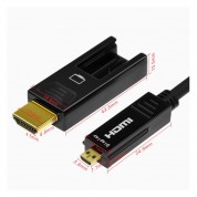Detachable HDMI-DVI DVI-HDMI Interchangeable AOC 10.2Gbps 4K@30Hz Active Optical Cable