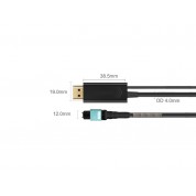 Pure Fiber Armored Detachable Ultra High Speed 48Gbps 8K60 HDMI 2.1 Active Optical Cable