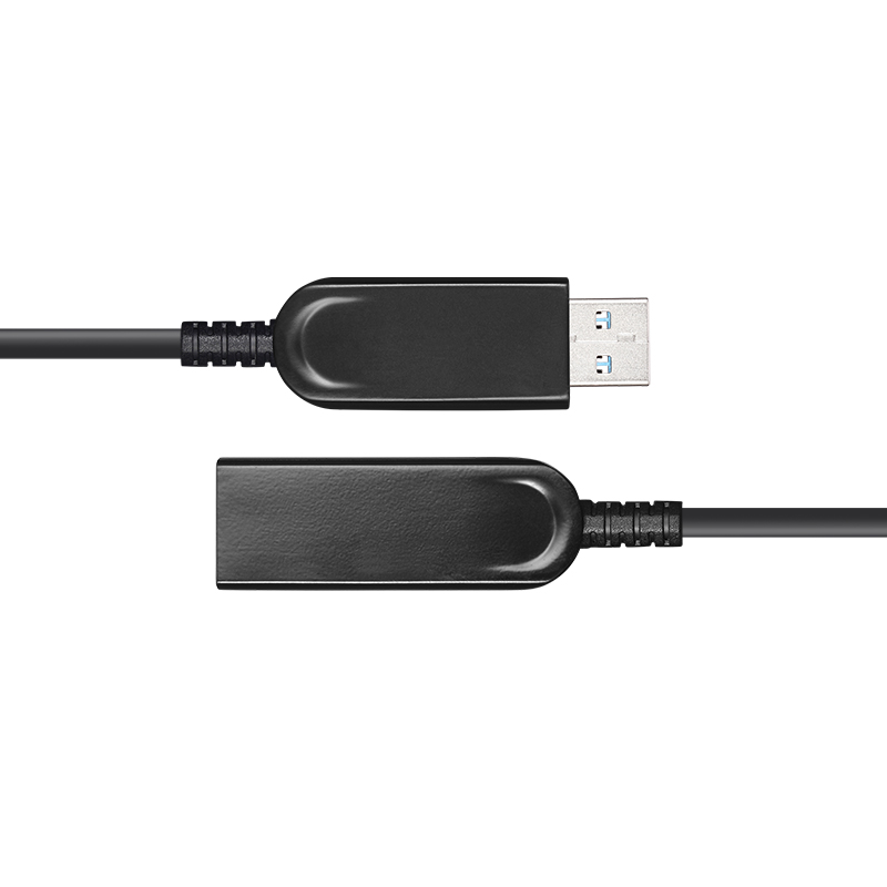 USB 3.0 AOC, Type-A Male to Type-A Female, Hybrid 5Gbps USB 3.0 Extension Active Optical Cable