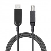 USB 3.0 AOC, Type-A Male to Type-B Male, Hybrid 5Gbps USB 3.0 Active Optical Cable
