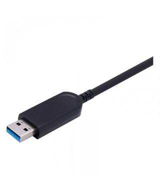 USB 3.1 Gen 2 Type-A Male to Type-C 10G Hybrid Active Optical Cable, Backward Compatible