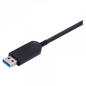 USB 3.1 Gen 2 Type-A Male to Type-A Male 10G Hybrid Active Optical Cable, Backward Compatible