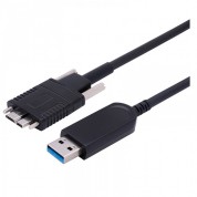 USB 3.1 Gen 2 Type-A Male to Micro-B Male 10G Hybrid Active Optical Cable, Backward Compatible