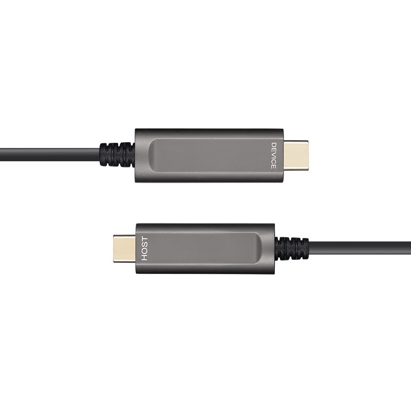 USB 3.1 AOC, Type-C to Type-C, Hybrid 10Gbps USB 3.1 GEN 2 Active Optical Cable
