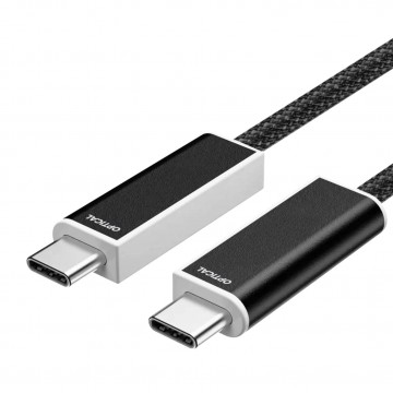 USB4 AOC, Hybrid 40Gbps 8K60 PD100W USB4 Active Optical Cable, Compatible with ThunderBolt4 USB3.2/3.1/2.0